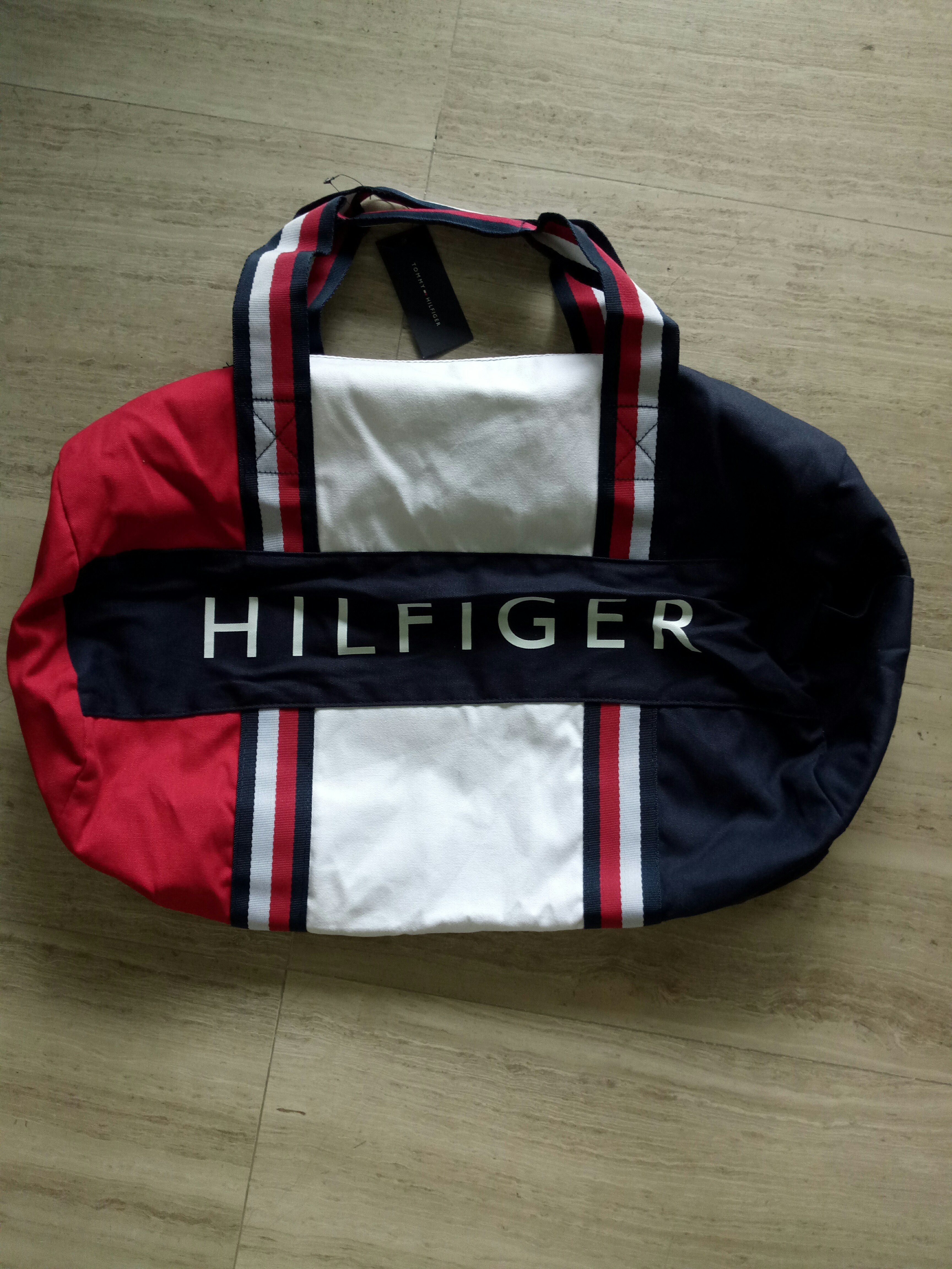 tommy hilfiger vintage duffle bag