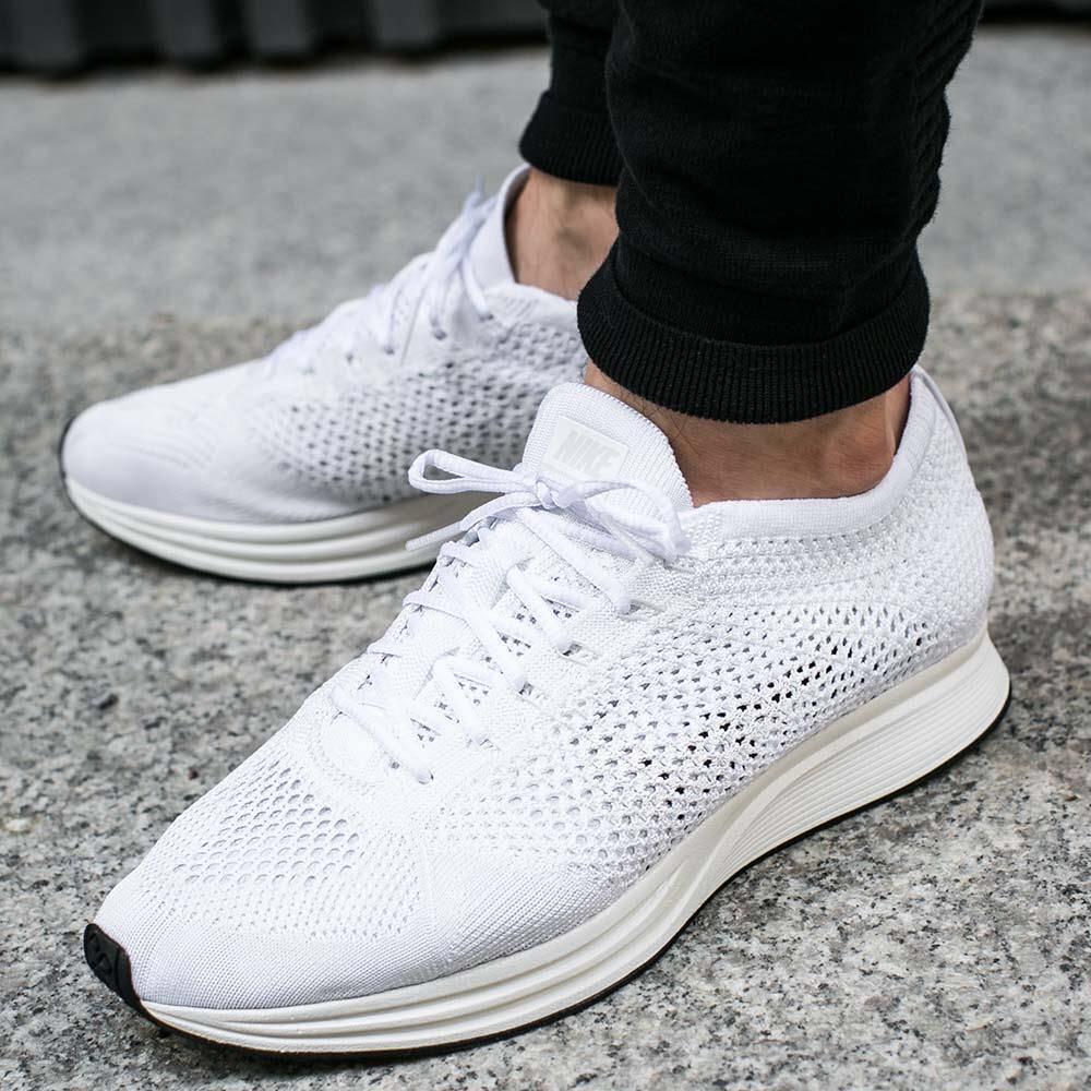 All white flyknit discount racer