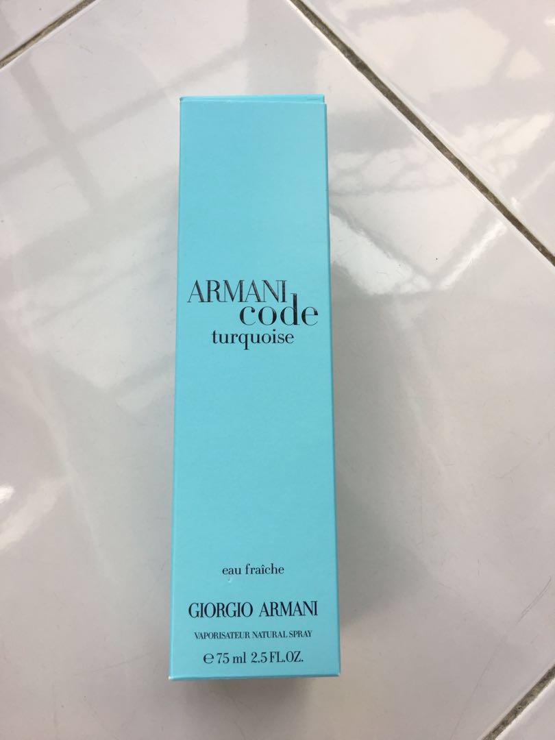 armani code turquoise for her