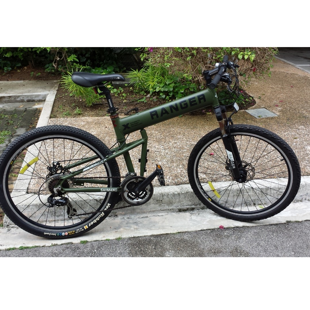 ranger x foldable mountain bike