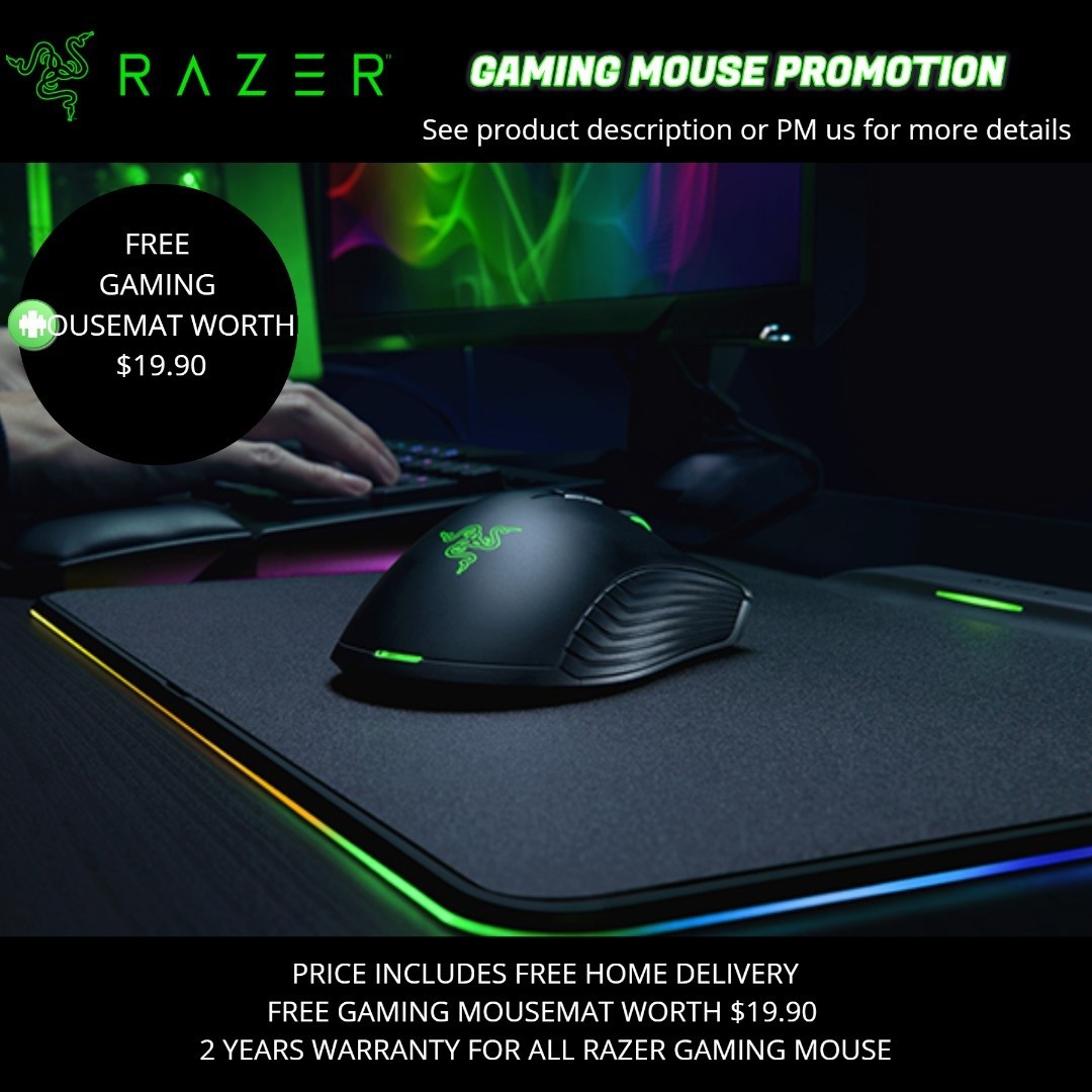 Razer Gaming Mouse Promotion Electronics Computer Parts