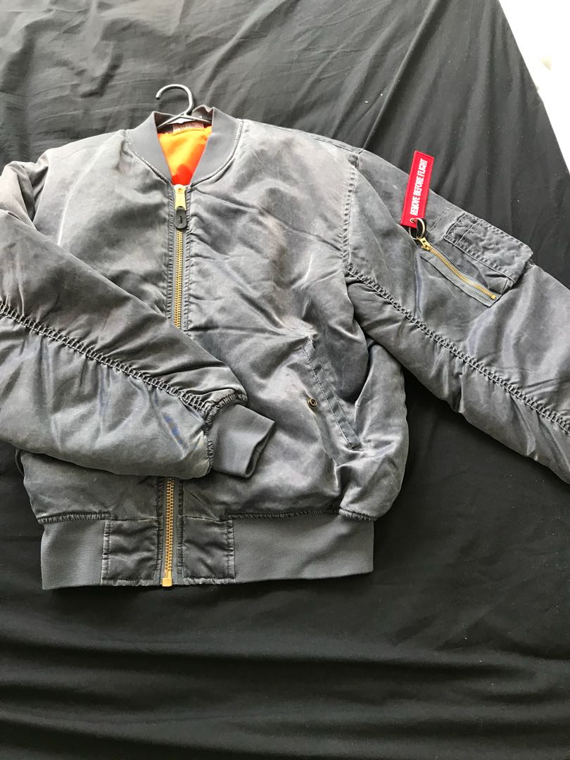 Reclaimed vintage bomber shop