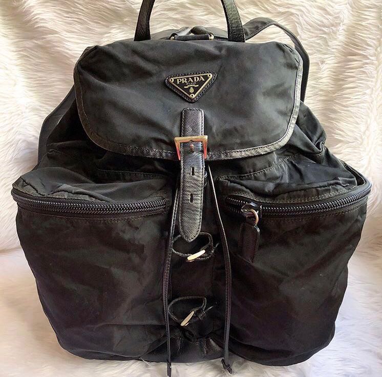 Prada backpack price on sale