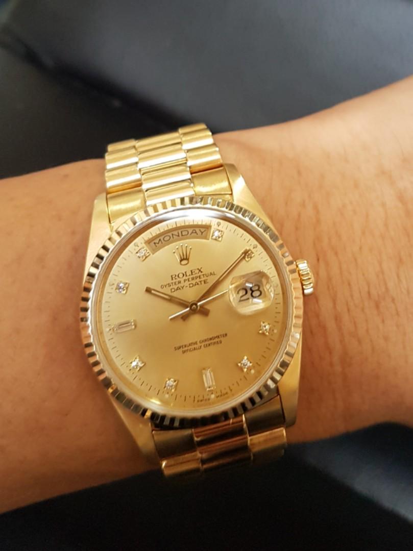 2001 Rolex 14233M Oyster Perpetual 34mm Fluted No Holes Steel and