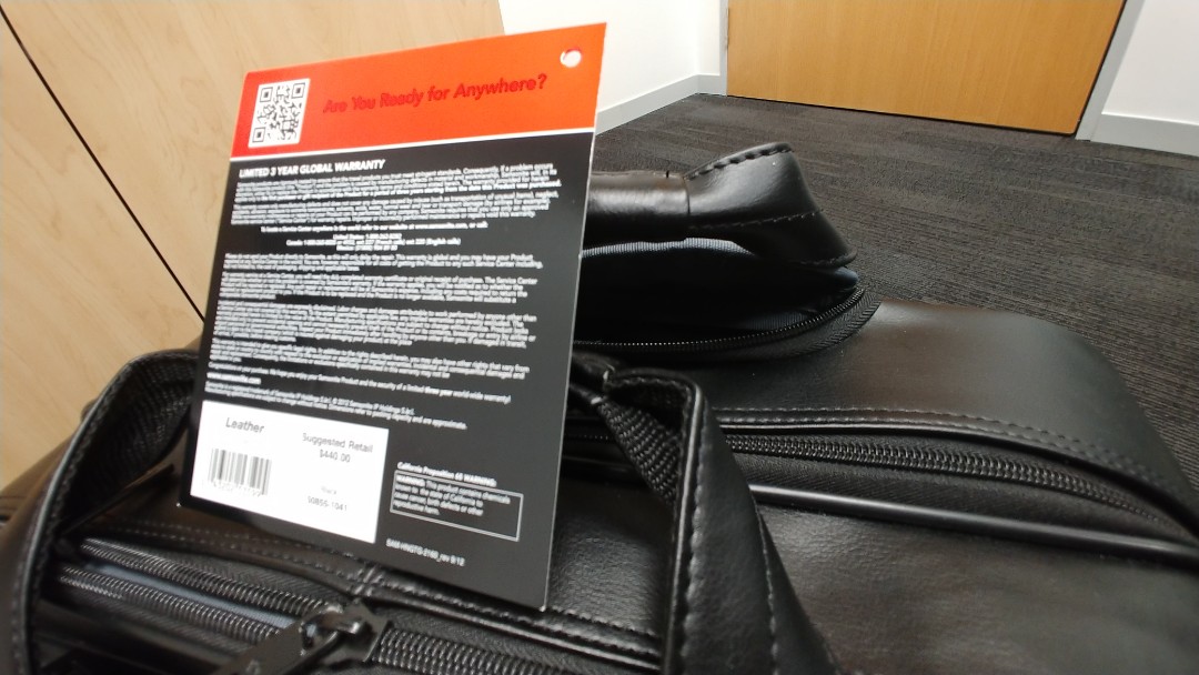 Samsonite Full Leather Rolling Briefcase, Luxury, Bags & Wallets on