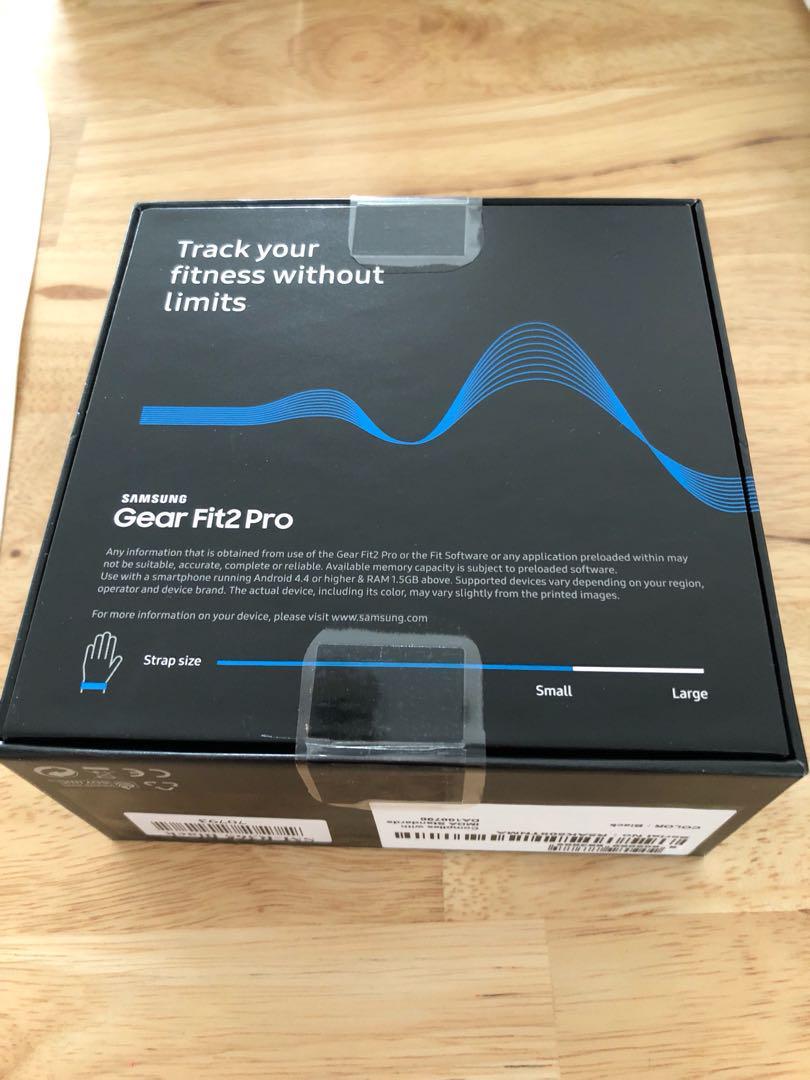 Samsung Gear Fit2 Pro Fitness band Smartwatch SM R365 LARGE