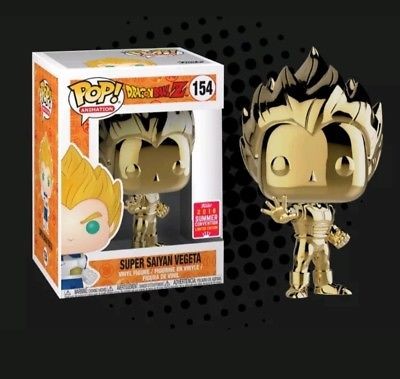 gold chrome vegeta pop