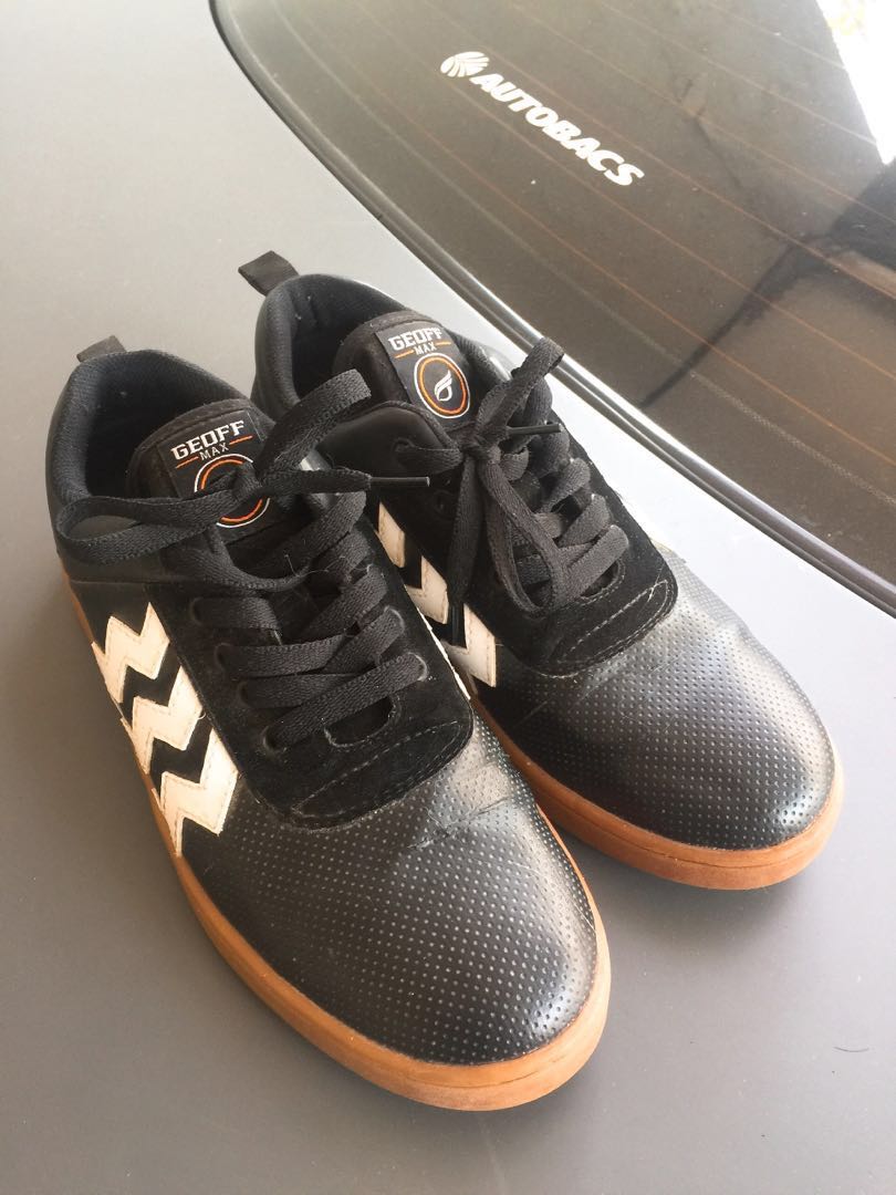 Sepatu Geoff Max X Zero Hate Original Black Gum Limited Item Fesyen Pria Sepatu Di Carousell