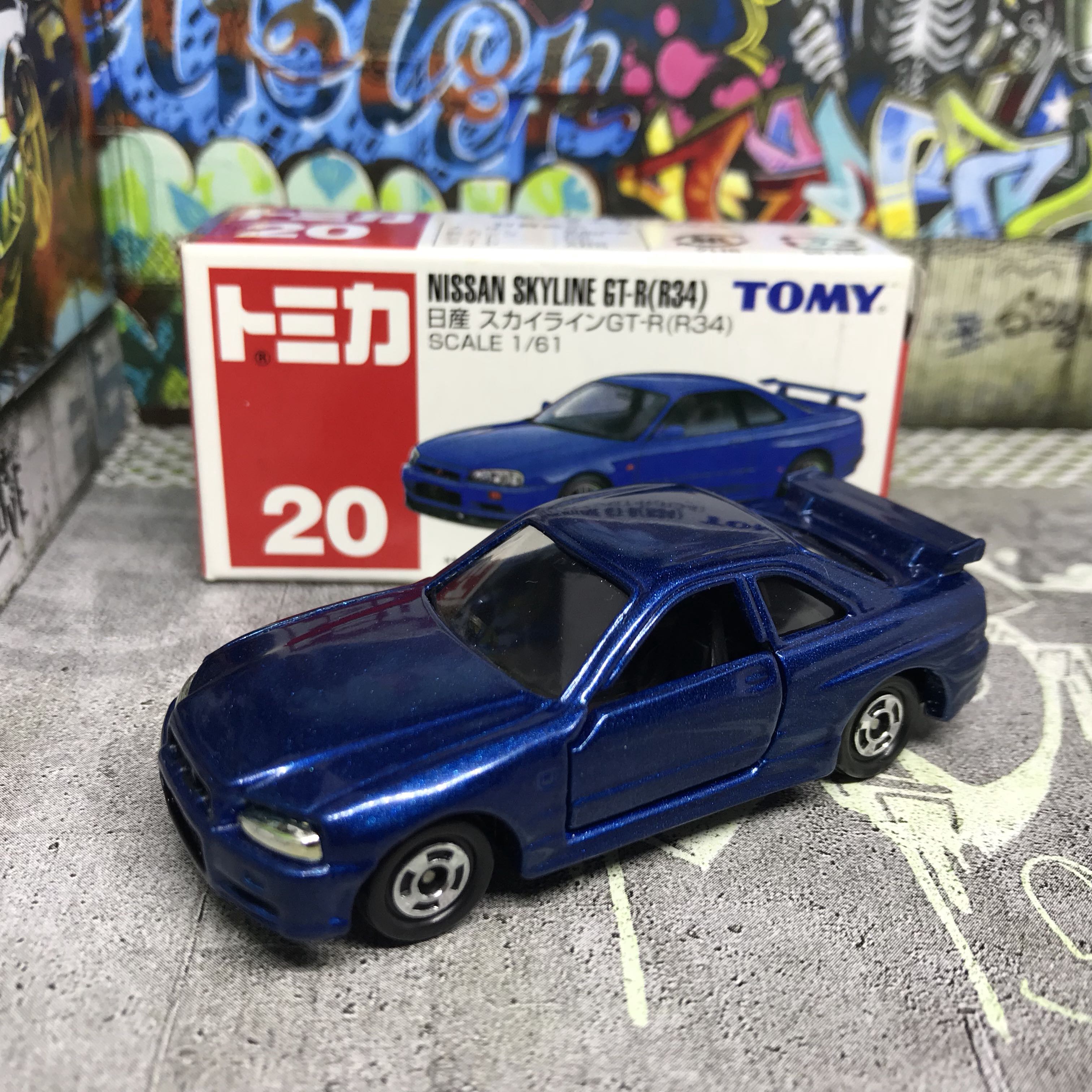 tomica nissan skyline r34