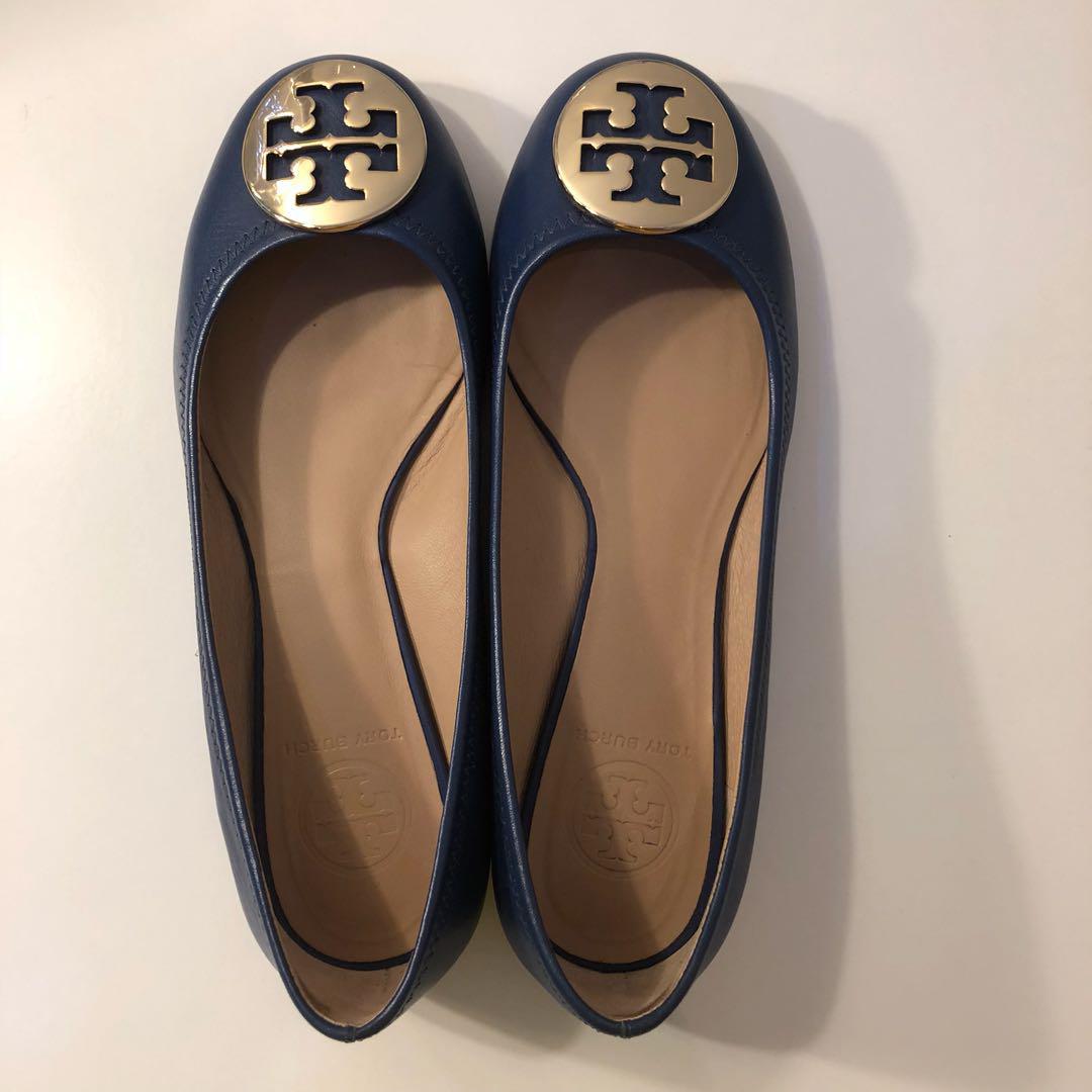 Tory Burch flats Navy Blue 7.5