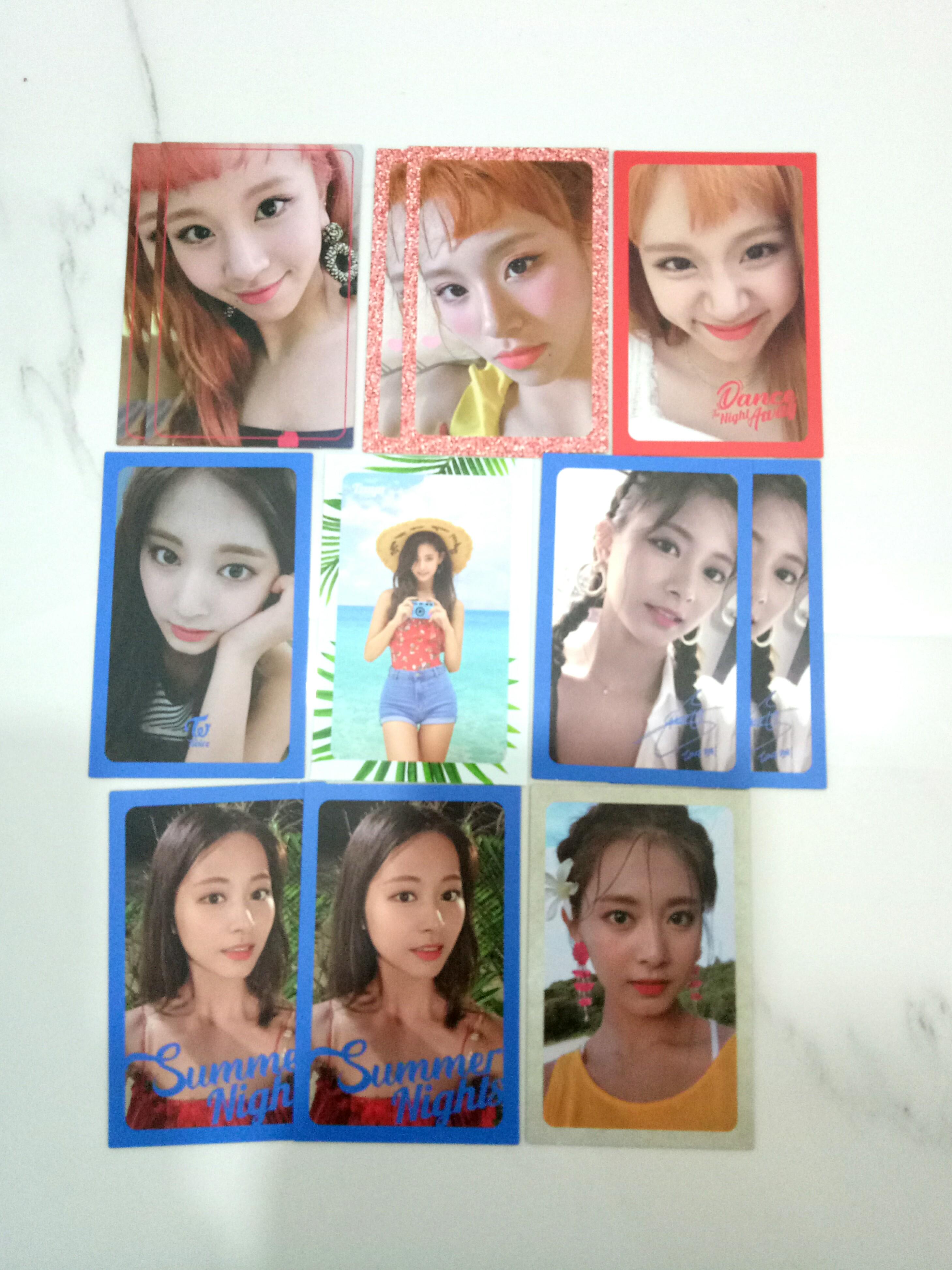 Twice Dance The Night Away Tzuyu Chaeyoung Photocards Instock Entertainment K Wave On Carousell