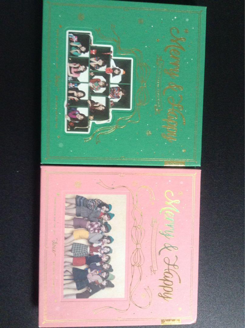 Twice Merry And Happy Album Both Versions Hobbies Toys Collectibles Memorabilia K Wave On Carousell