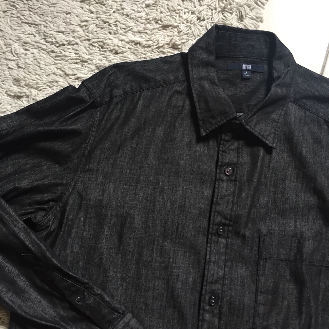 denim shirt uniqlo