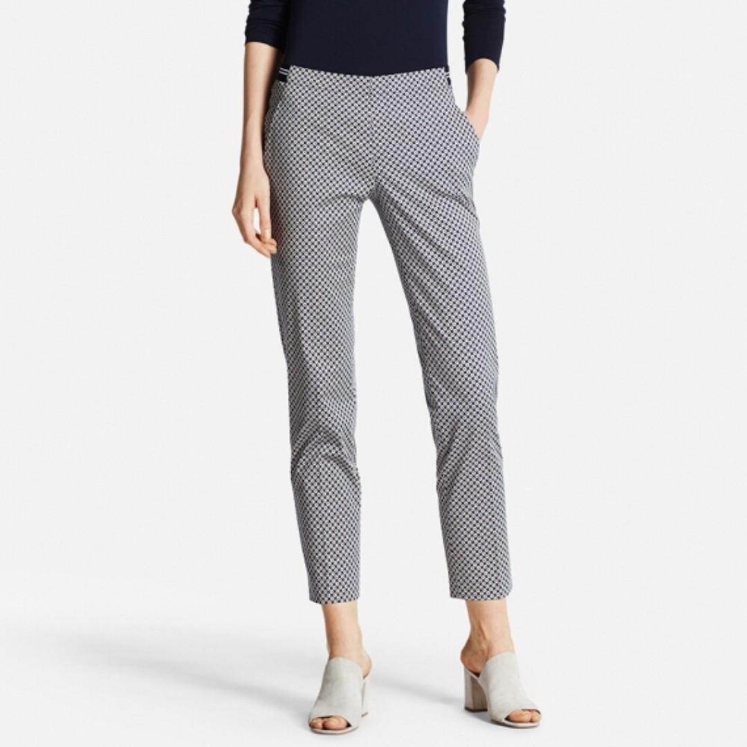 Light grey satin outlet ankle pants