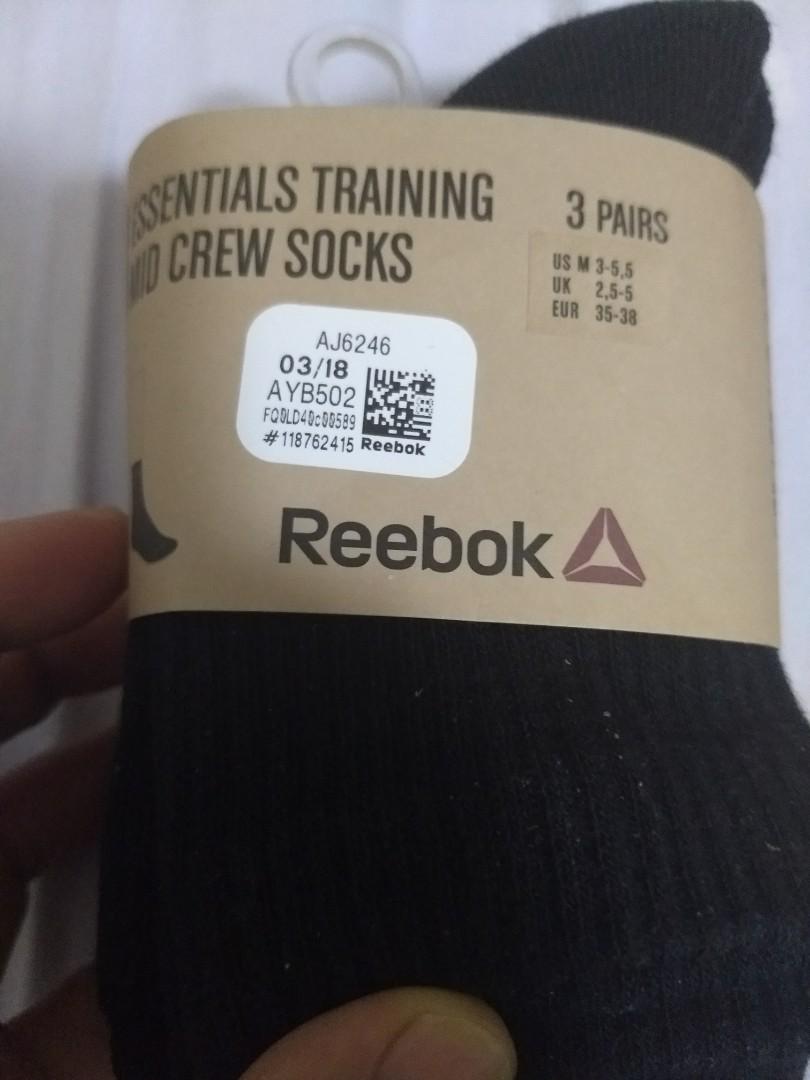 reebok mid crew socks