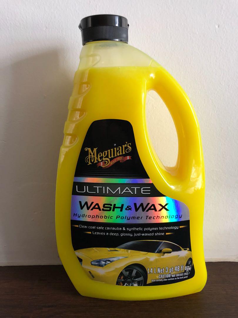 2x Meguiars Ultimate Wash And Wax 1.4L Car Shampoo Car Care