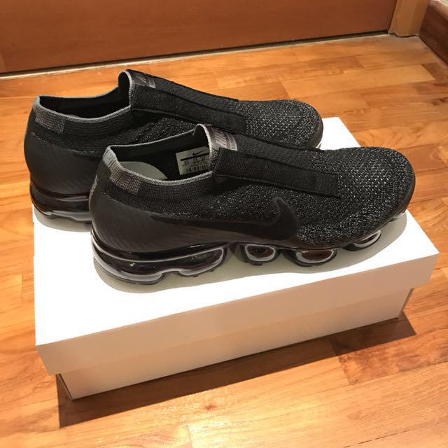 Nike vapormax black on sale laceless