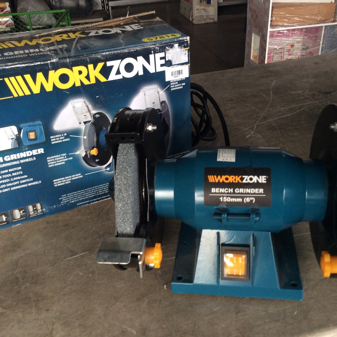 Workzone sale bench grinder
