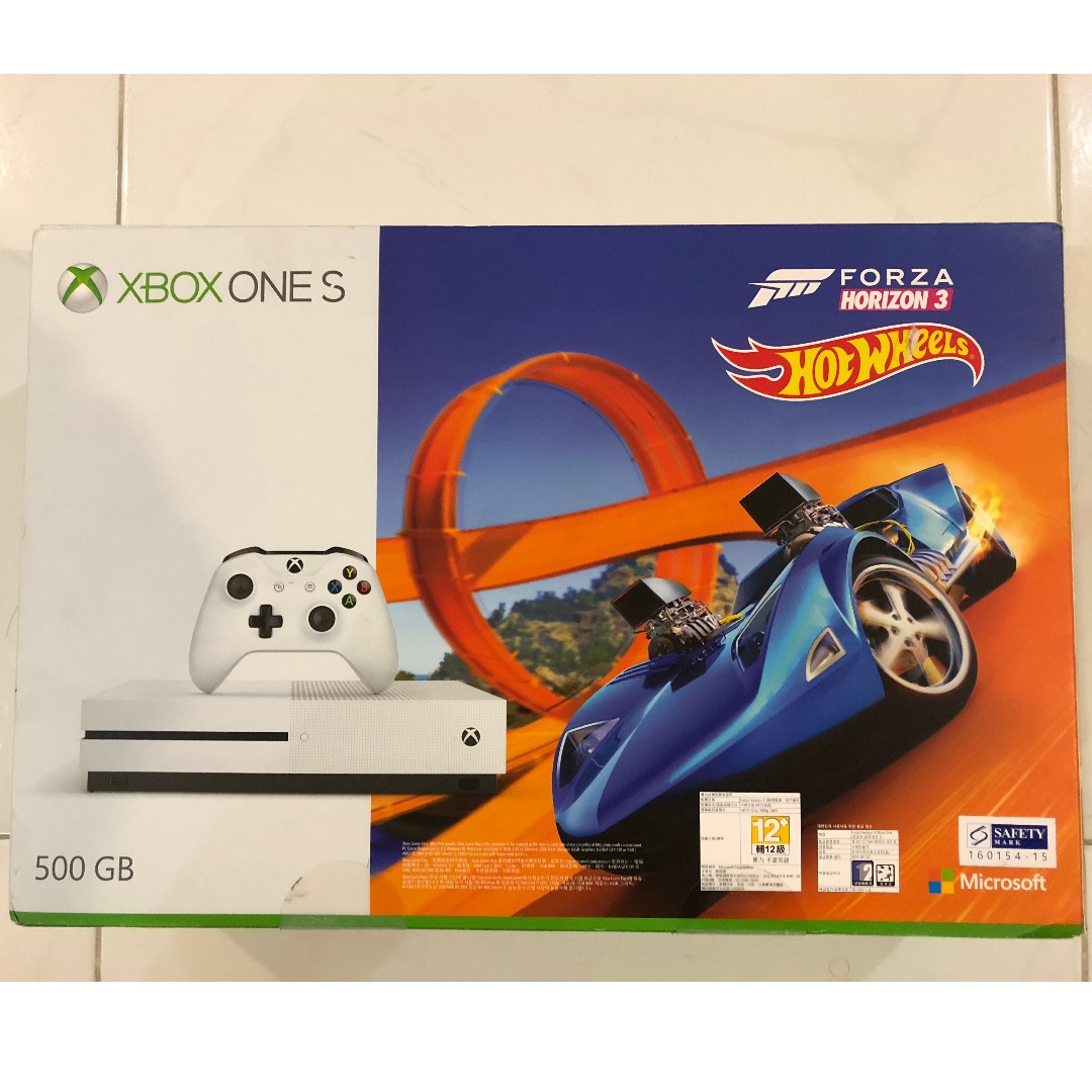 Xbox One S 500GB Console - Forza Horizon 3, Hot Wheels & Forza 7