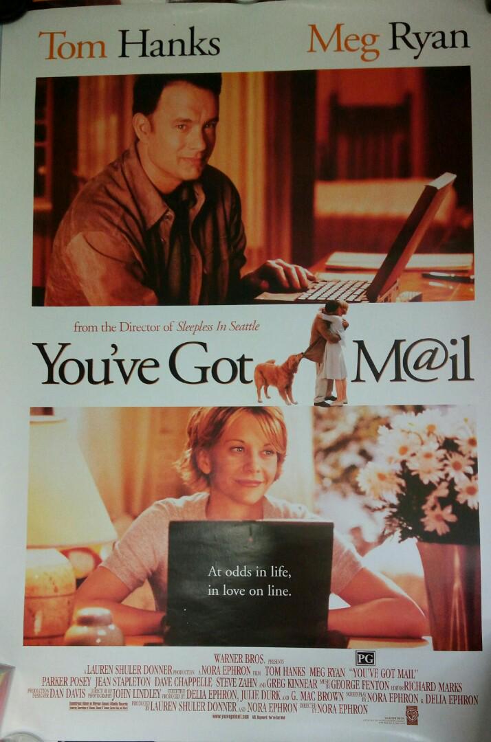 You Ve Got Mail Vintage Movie Poster Original Hobbies Toys Memorabilia Collectibles Vintage Collectibles On Carousell