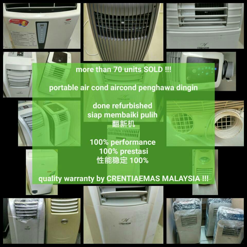 1 5hp Portable Air Cond Penghawa Dingin Mudah Alih Kitchen Appliances On Carousell