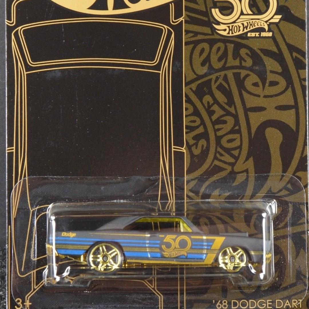 hot wheels 50th anniversary 68 dodge dart