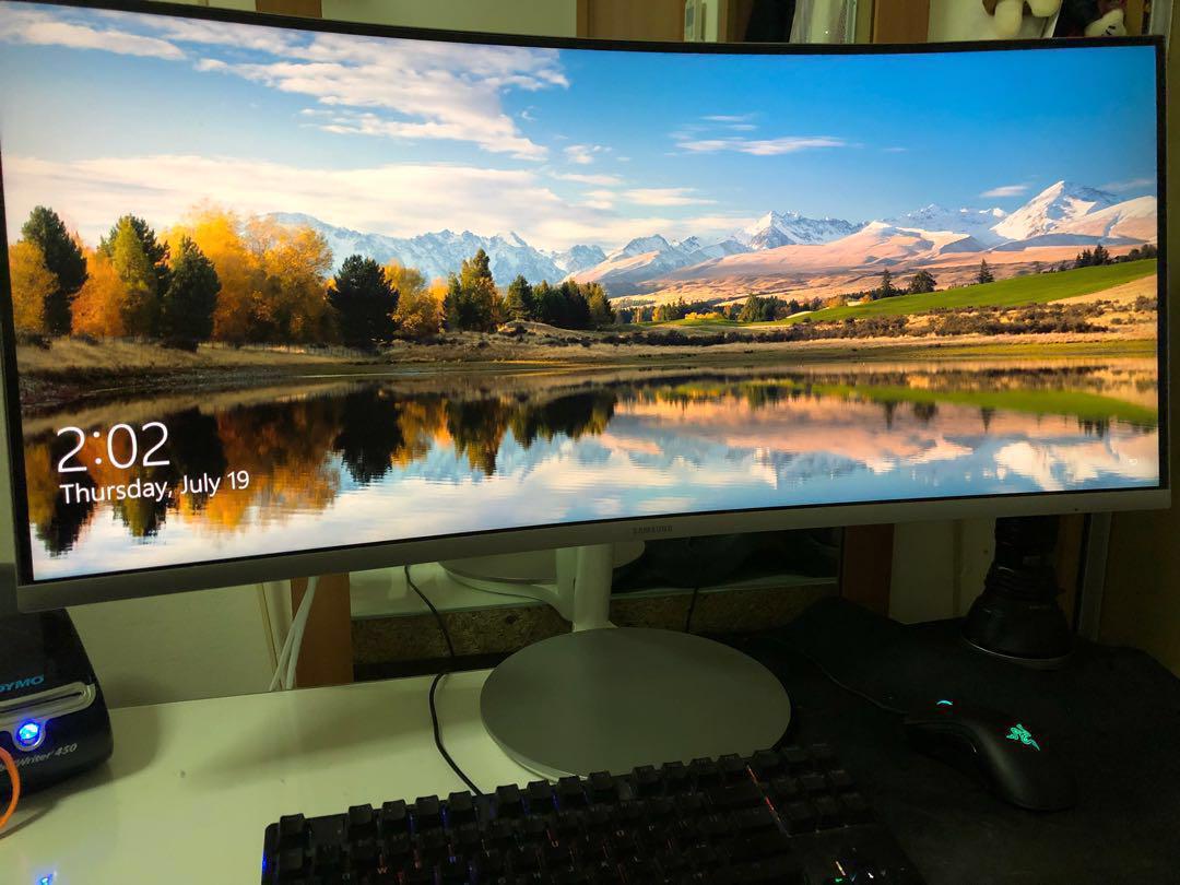 34 Samsung Wqhd 3440x1440 Cf791 Home Appliances Tvs Entertainment Systems On Carousell