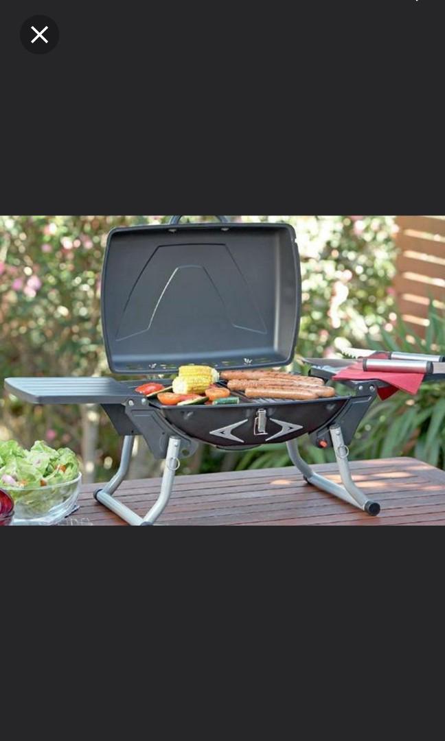 Coolabah Outdoor 2 in 1 Portable Gas / Charcoal BBQ Set > From