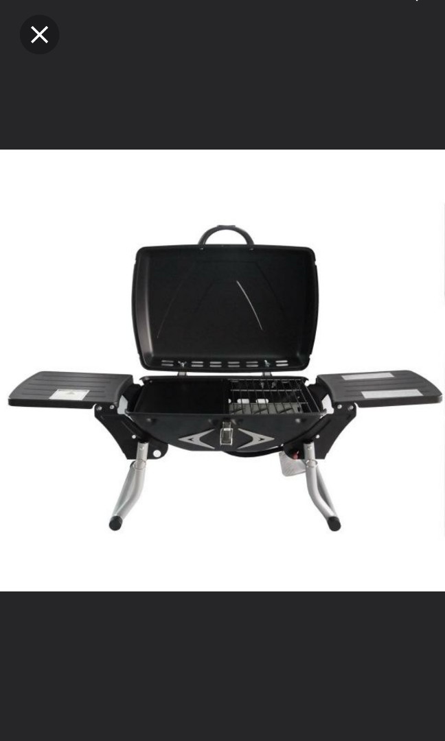 Coolabah Outdoor 2 in 1 Portable Gas / Charcoal BBQ Set > From