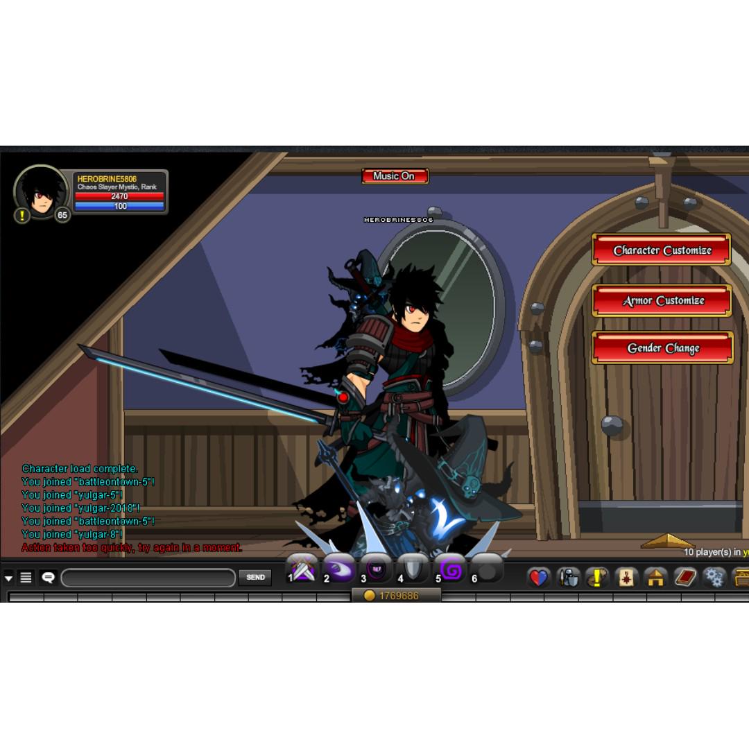 Aqw account, Video Gaming, Gaming Accessories, Game Gift Cards