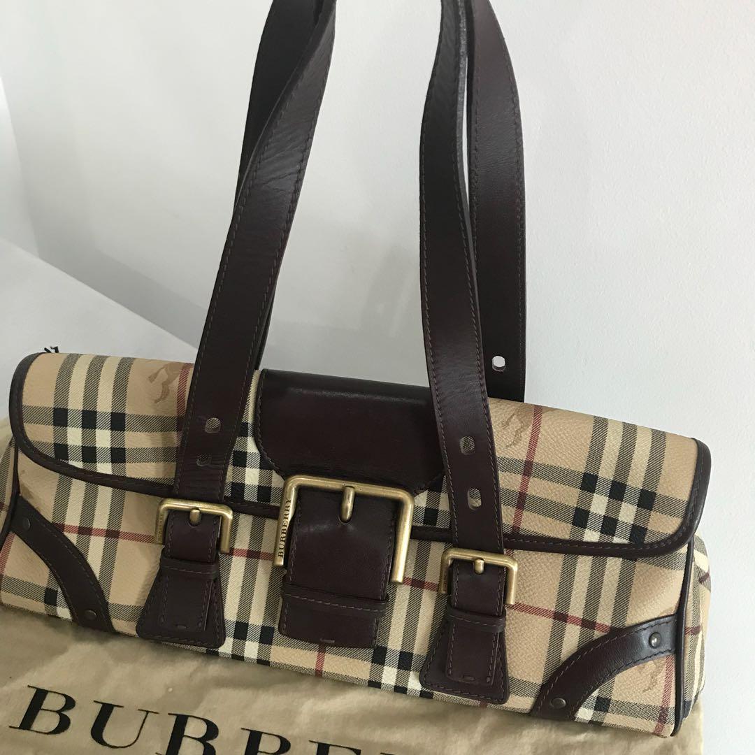 burberry haymarket check shoulder bag