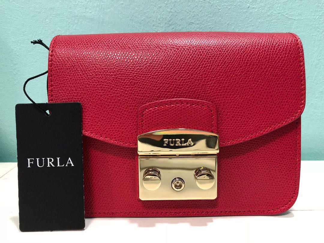 Furla mini metropolis ruby outlet