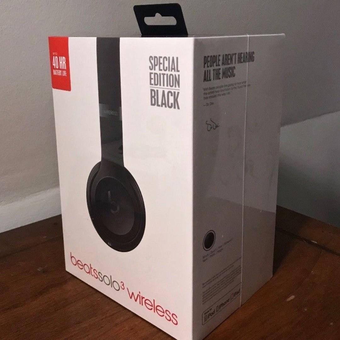 Beats solo 3 wireless black edition store