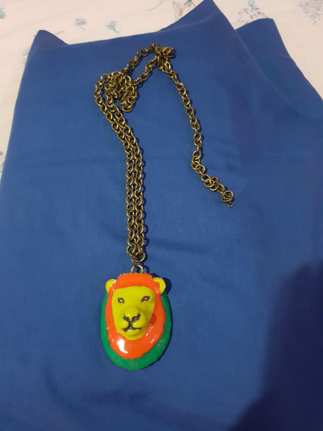 Betsey johnson lion necklace shop