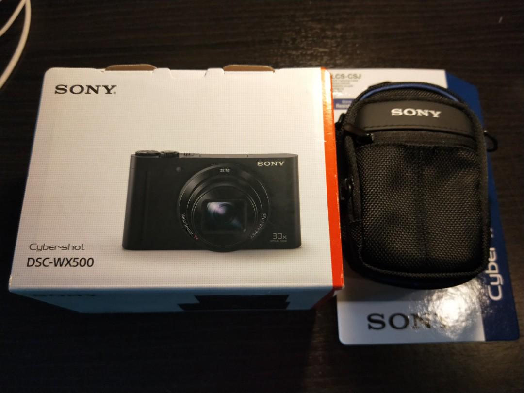 Bnib Sony Wx500 With Camera Bag Photography Cameras Digital Cameras On Carousell