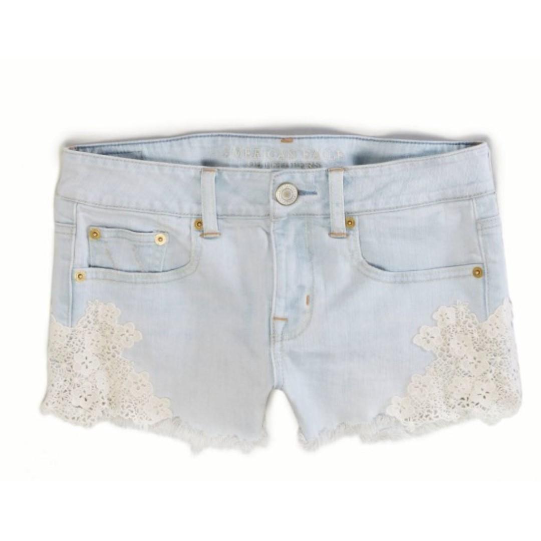 american eagle short jeans inseam