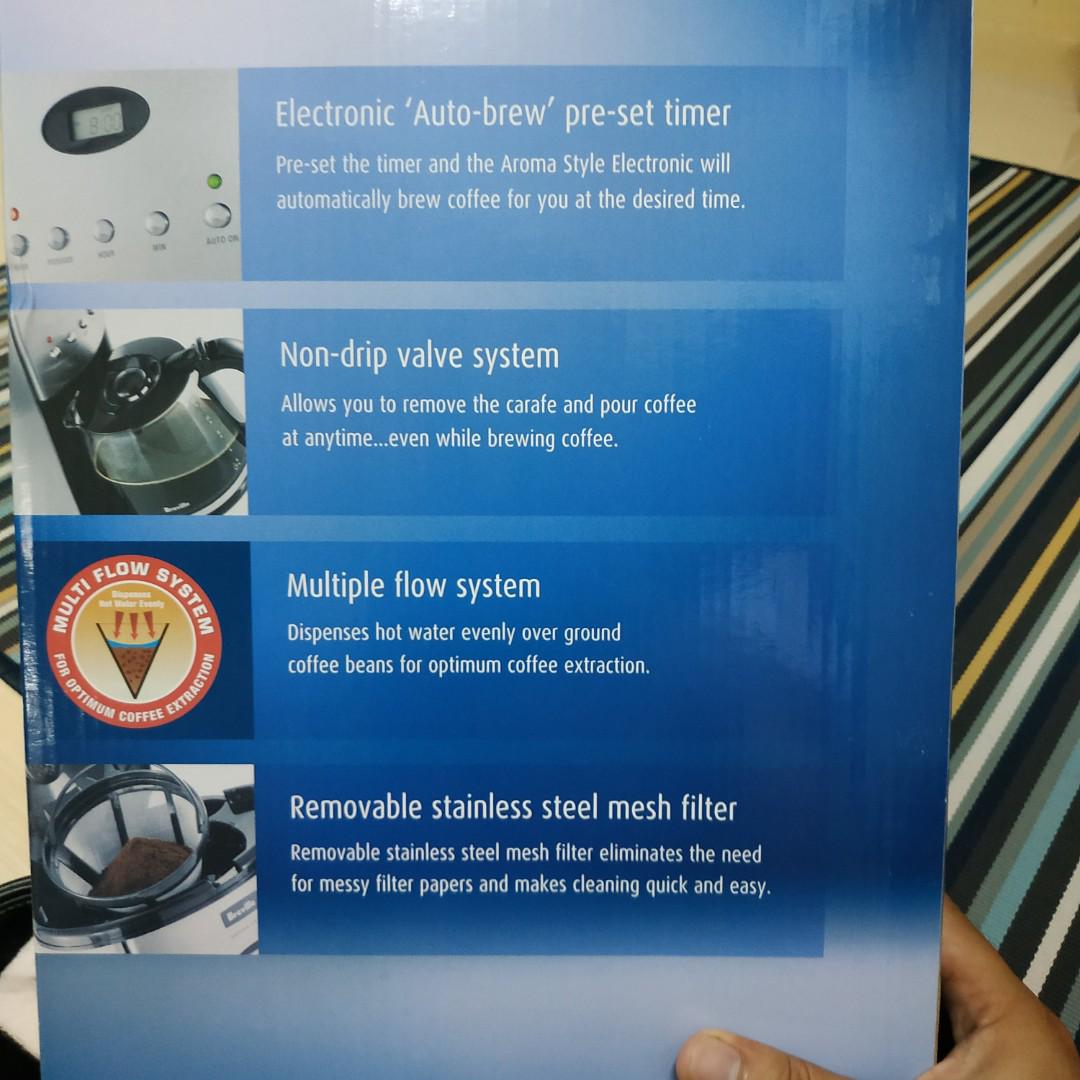 Breville coffee maker, TV & Home Appliances, Kitchen Appliances, Coffee