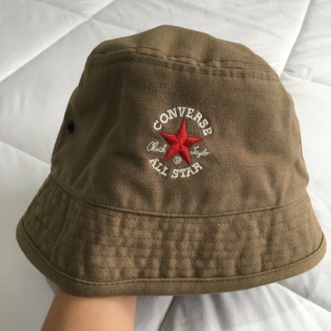Bucket Hat Converse Original Fesyen Pria Aksesoris Di Carousell