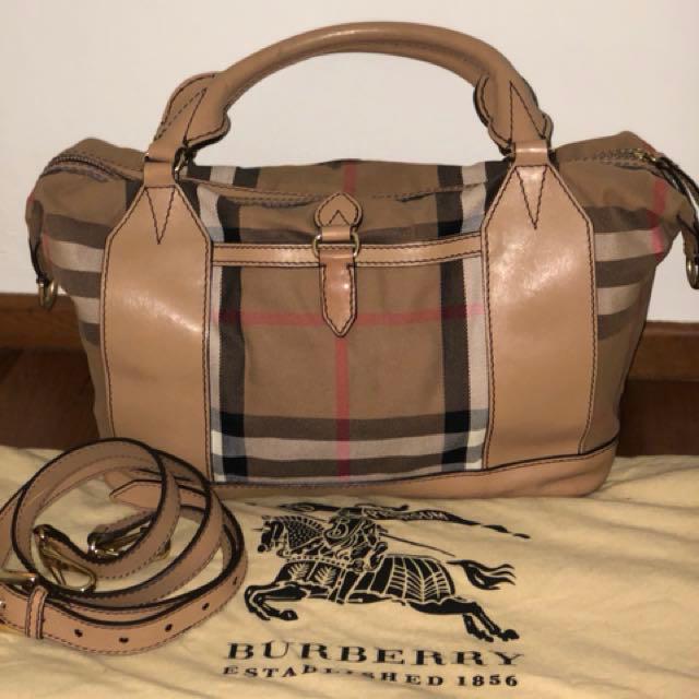 burberry changing bag