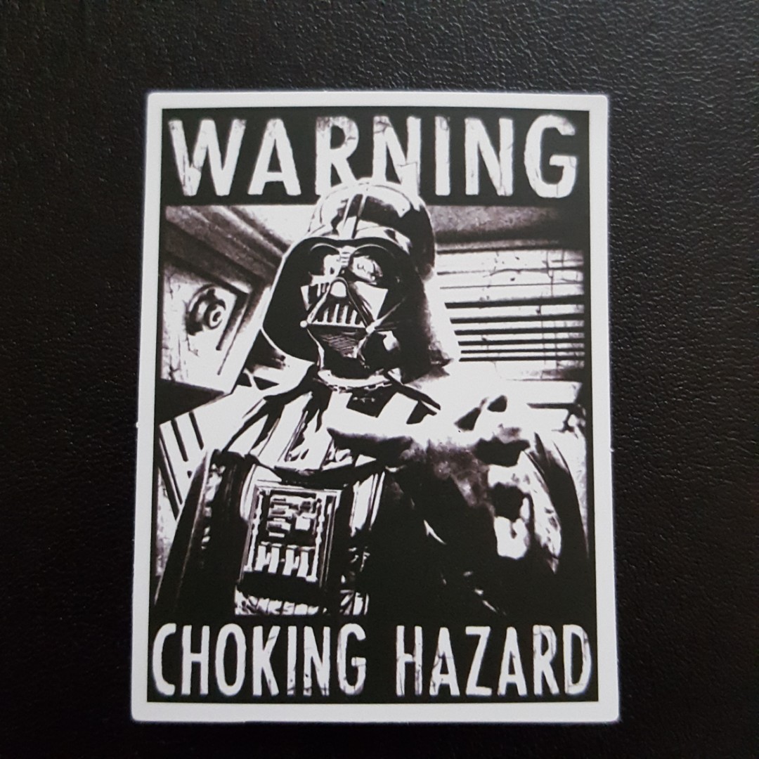 OOS C4 Star Wars Choking Hazard Sticker Stickers, Motorcycles ...