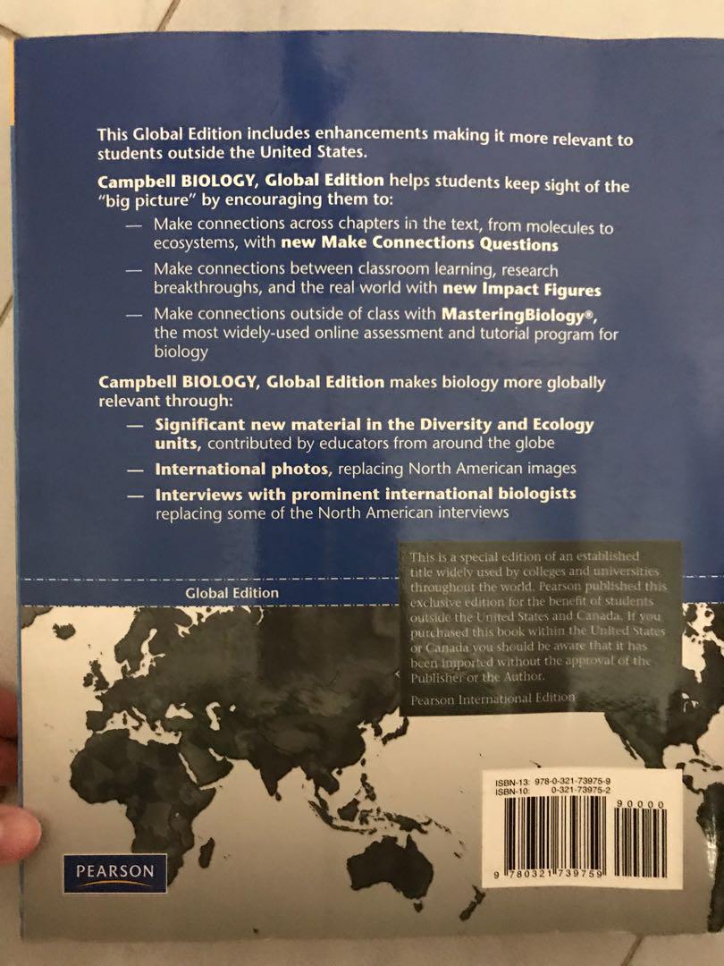 Campbell Biology 9th Edition Books Stationery Textbooks Tertiary On Carousell