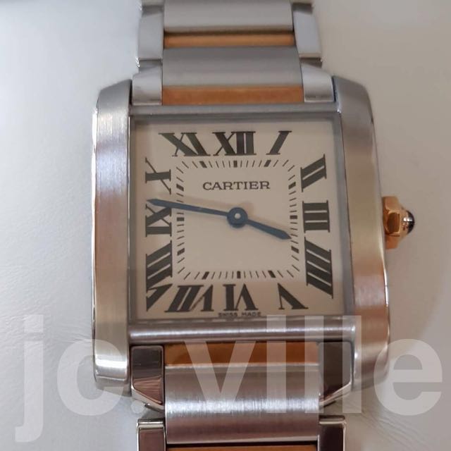 Cartier Tank Francaise Medium Two Tone W2ta003 Luxury Watches On Carousell