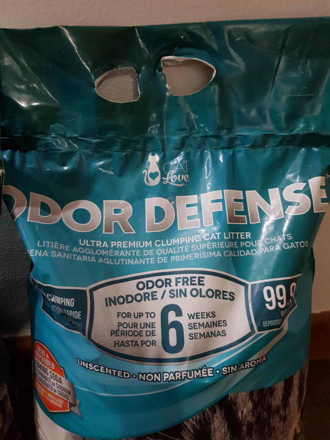 Cat Love Odor Defense Ultra Premium Clumping Cat Litter Pet Supplies Homes Other Pet Accessories on Carousell