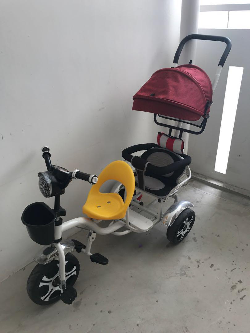 tricycle with parent push handle