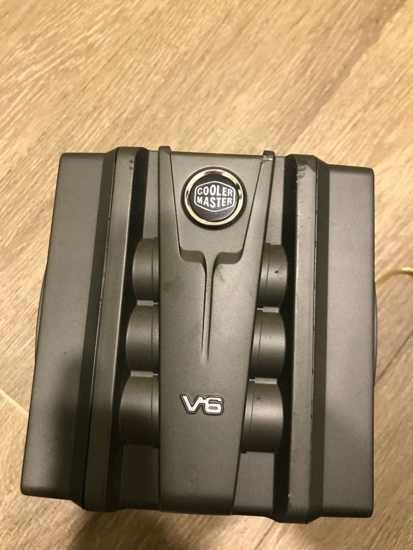 Cooler Master V6 cpu cooler, Computers & Tech, Parts & Accessories ...