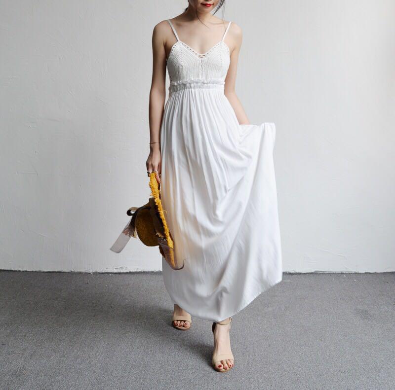 girls long flowy dress