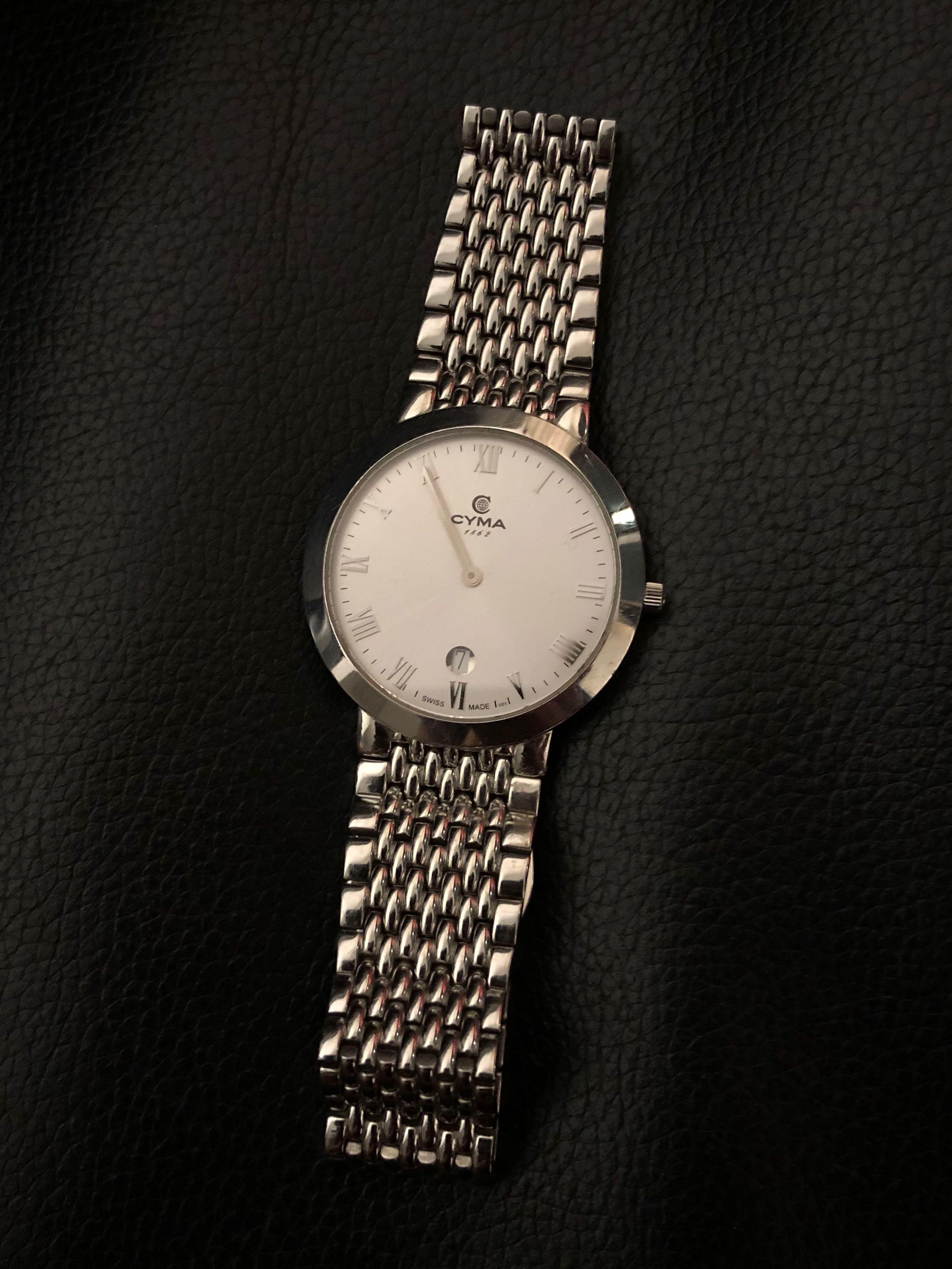 Cyma sapphire discount crystal watch