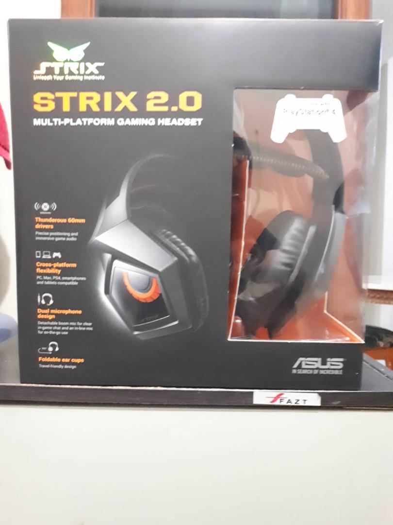 Dijual Headset Gaming Asus Strix 2 0 Elektronik Bagian Komputer Aksesoris Di Carousell