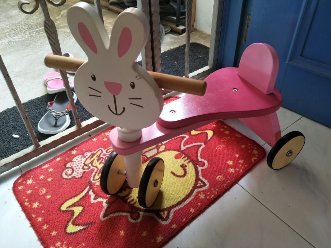 wooden bunny trike