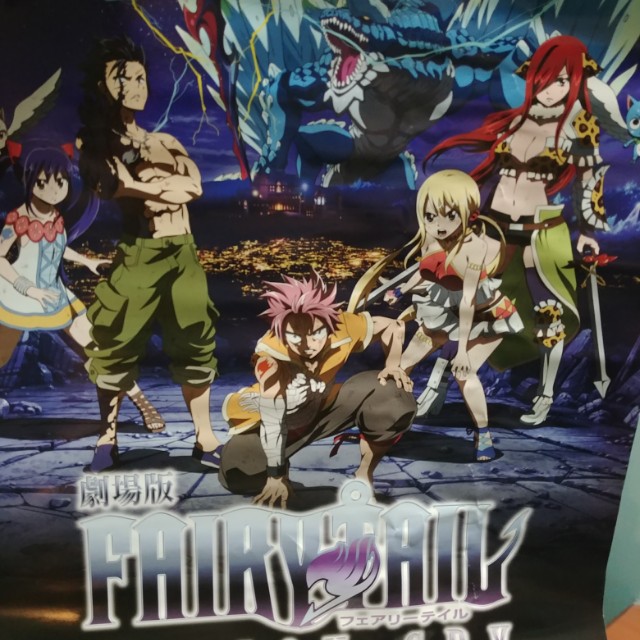 Fairy Tail Dragon Cry Poster Hobbies Toys Memorabilia Collectibles Fan Merchandise On Carousell